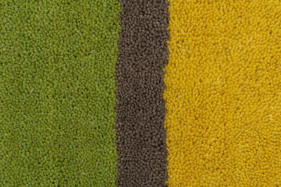 Premium Wollteppich in bunten Farben_Multi_Rund_