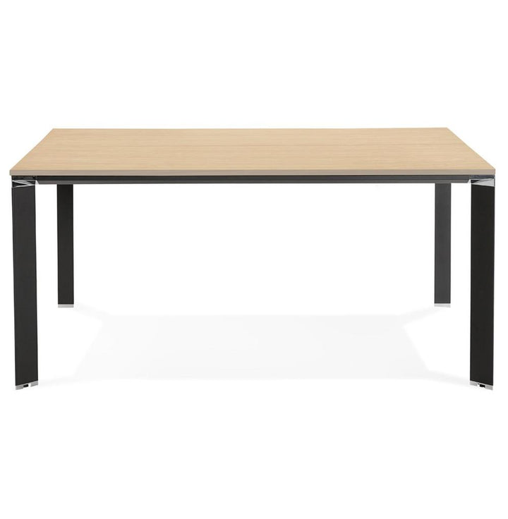 Bürotisch Nahaufnahme - Kontrastreiche XXL-Fläche - 74-5 cm Höhe - ergonomisches Design für produktives Arbeiten - flexibel einsetzbar - Kadima Design_
