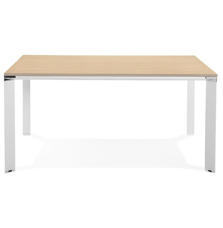Bürotisch Übersicht - Helle - naturinspirierte Oberfläche - 74-5 cm Höhe - ergonomisches Design für komfortables Arbeiten - vielseitig nutzbar - Kadima Design_