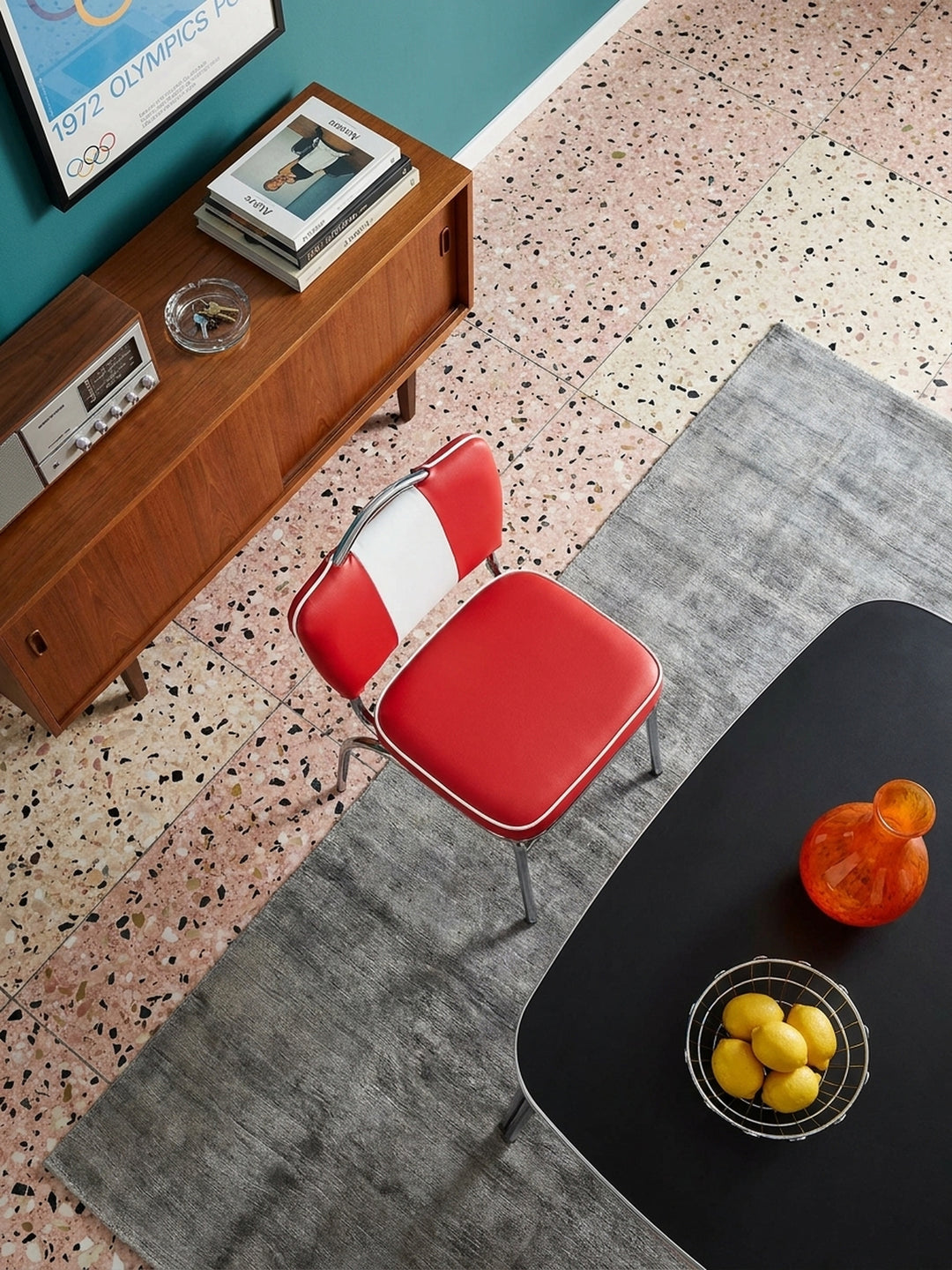 Esszimmerstuhl Kunstleder weiß 47x45x90 cm Wohnidee Esszimmer Einrichtungsidee stilvoll kombinieren mit Polsterung Design Möbel Inspiration Wohnen Interior Zuhause Wohnzimmer modern_
