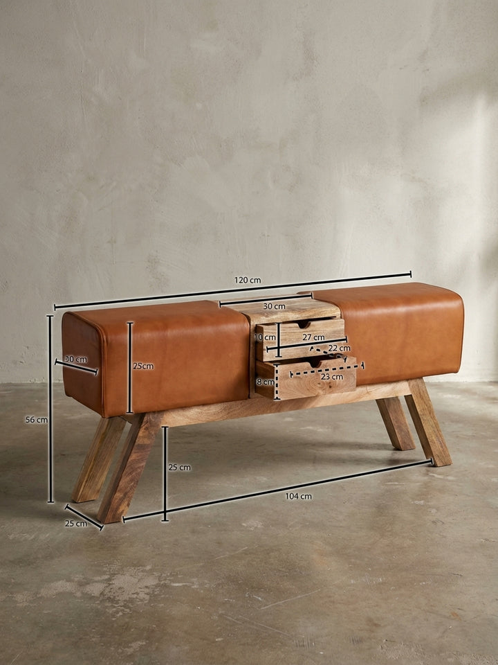 Sitzbänke Mango Massivholz Design Möbel_