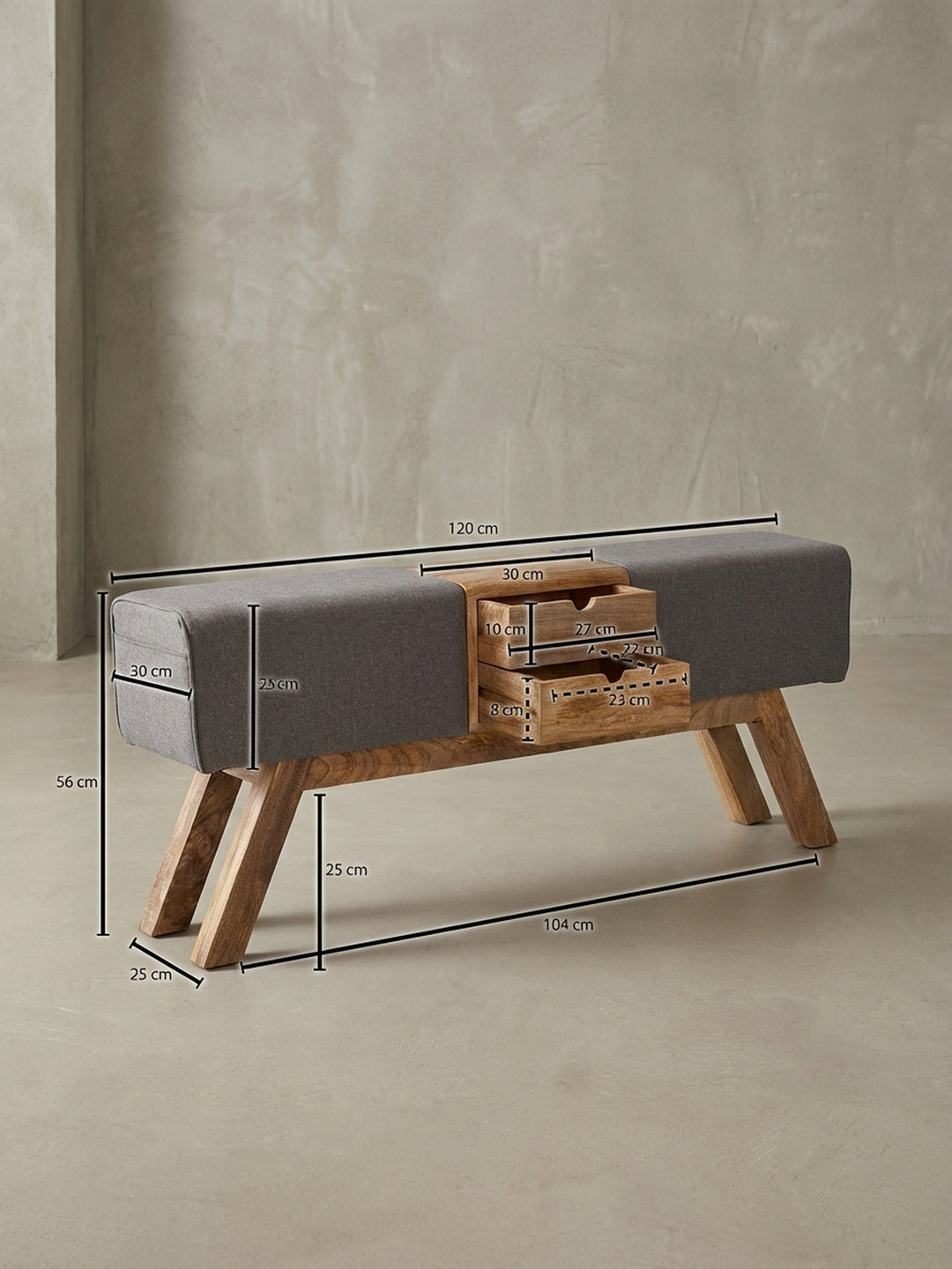 Sitzbänke Mango Massivholz Design Möbel_