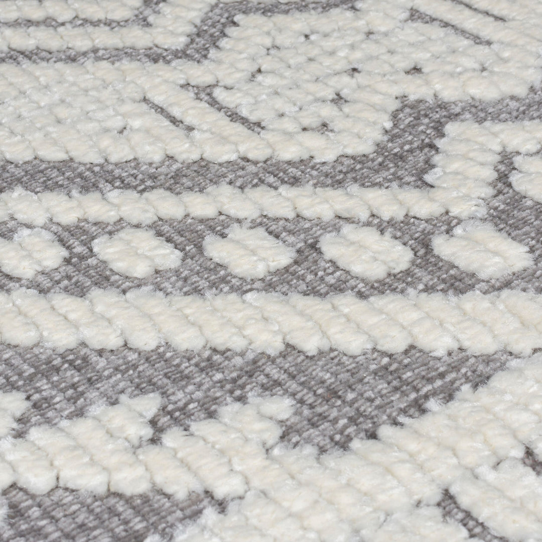 Robuster und stilvoller OTTER GREG Teppich von Kadima Design_ maschinengefertigt_Grau_#sku_BARK503119375226-BARK503119375227#