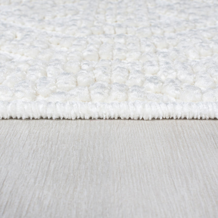 Teppich Geo-Muster - maschinenwaschbar - robust OTTER GREG - Beige 160x240 cm_Rechteckig_