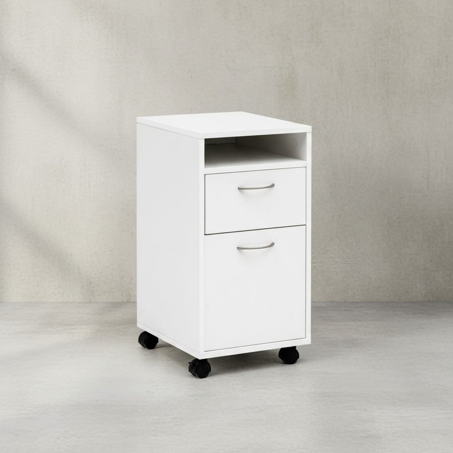 Rollcontainer_ Moderner Schreibtischcontainer mit Viel Stauraum_ Flexibler Einsatz - KADIMA DESIGN_Größe_ 33x38x63 cm_