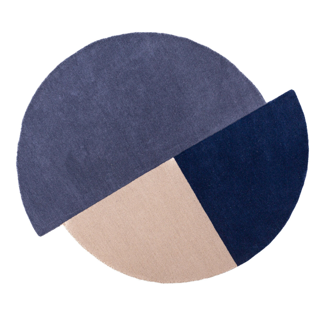 Wollteppich Segment Muster, Geometrisch, Wohnzimmer