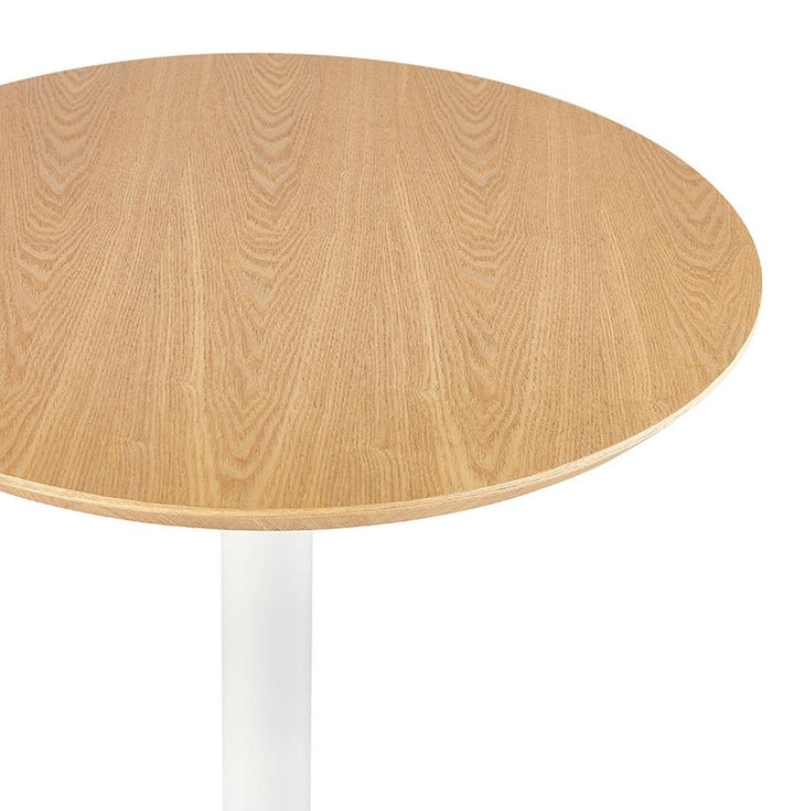 Moderner und luftiger Beige-Weiß LUXIRO Stehtisch - perfekt für sonnige Küchen und Essbereiche_