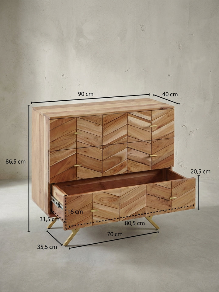 Sideboards Akazie Massivholz Design Möbel_