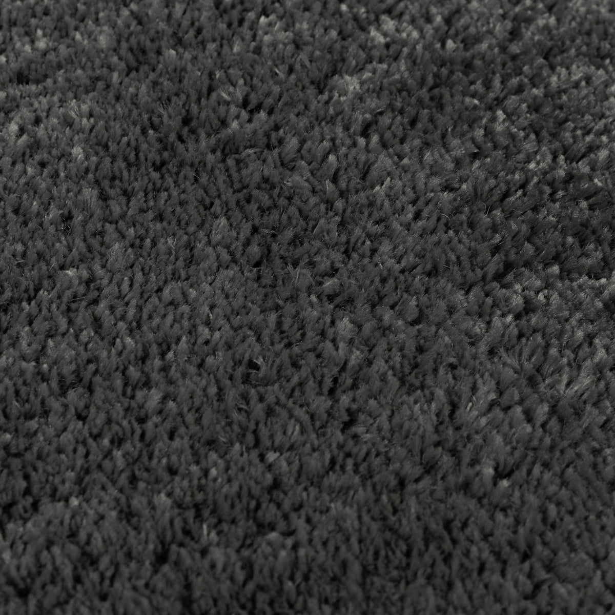 Samtweicher Teppich aus 100% recyceltem Material Anthrazit Rechteckig
