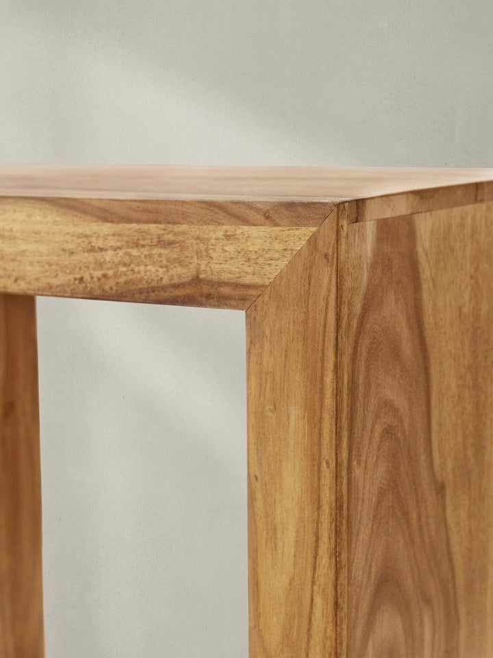 Satztische aus Akazie Massivholz braun 30x45x50 cm Design Möbel Einrichtung modern stilvoll robust hochwertig Premium Wohnzimmer Wohnen Interior Zuhause elegant langlebig zeitgenössisch_