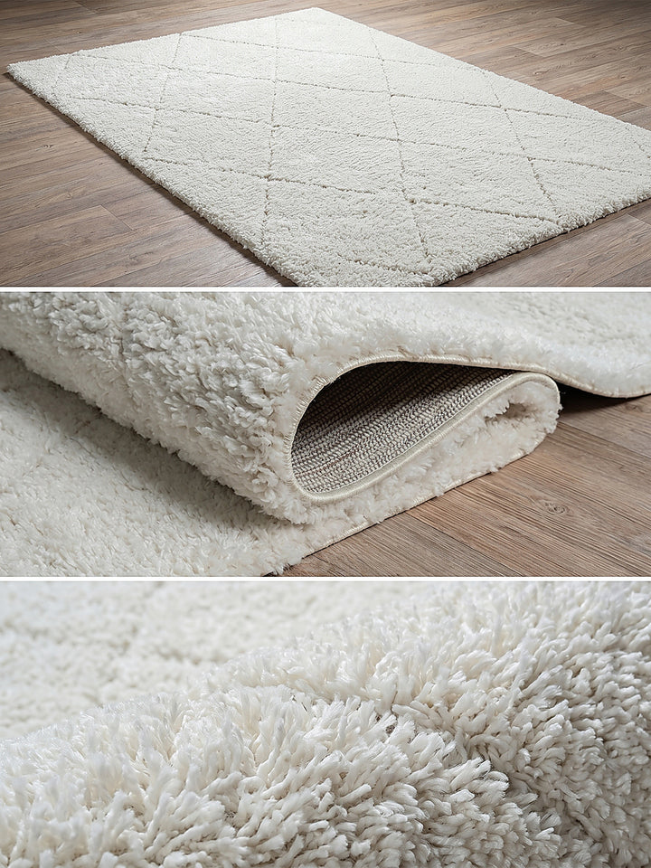 Teppich Creme Farbdetail Muster_
