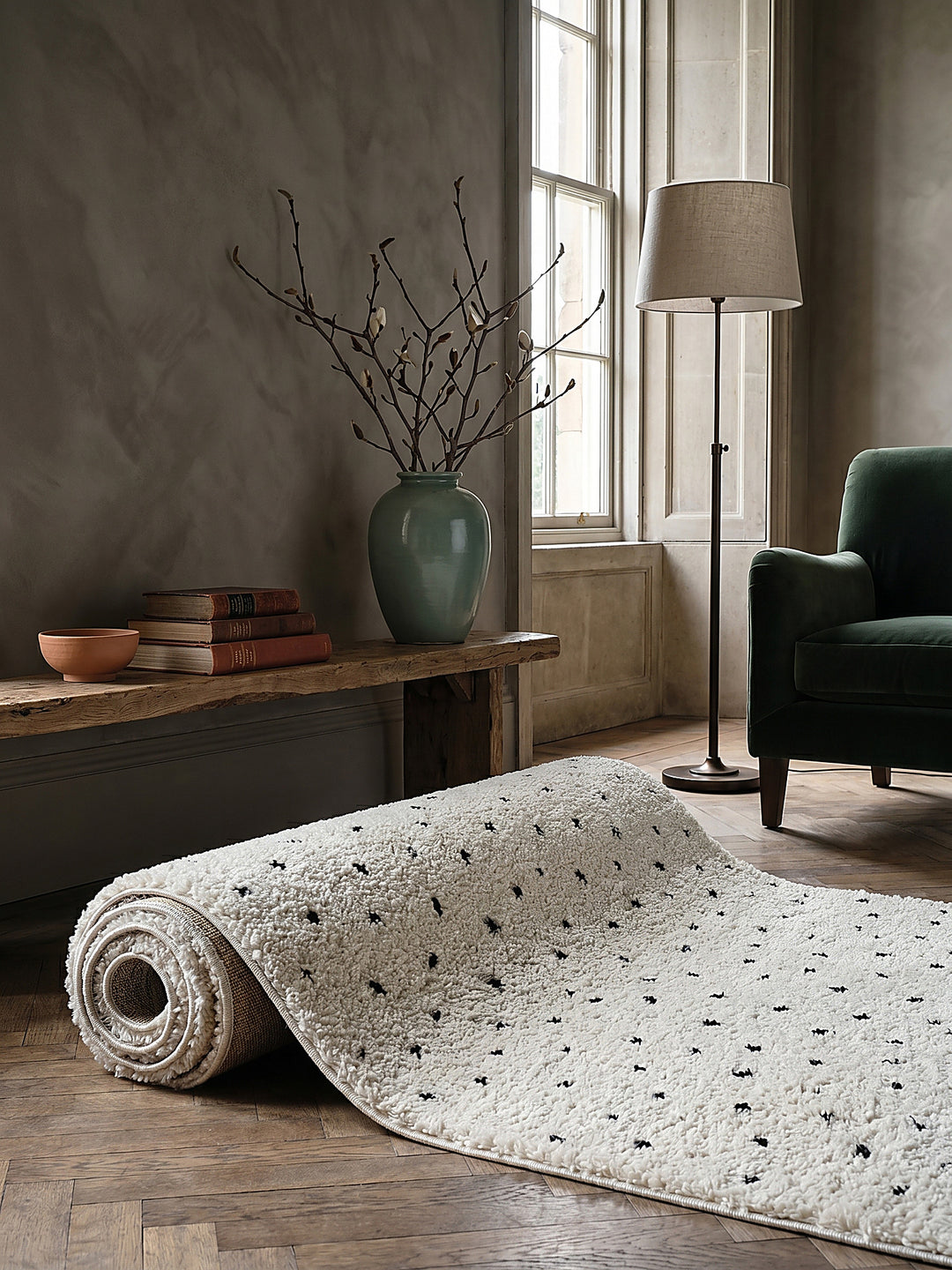Teppich Creme Läufer Editorial Styling_