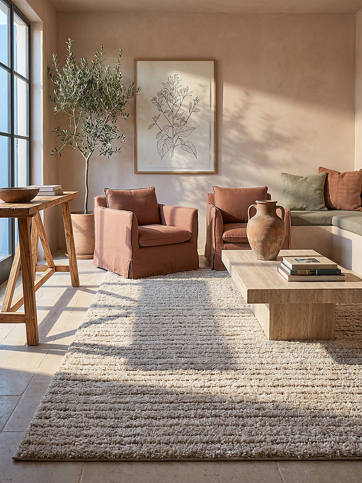 Teppich Beige Textur Nahaufnahme_