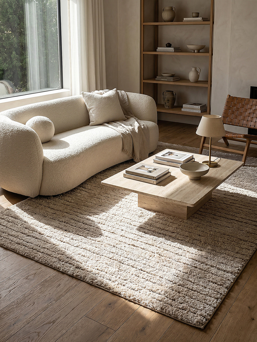 Teppich Beige Farbdetail Muster_