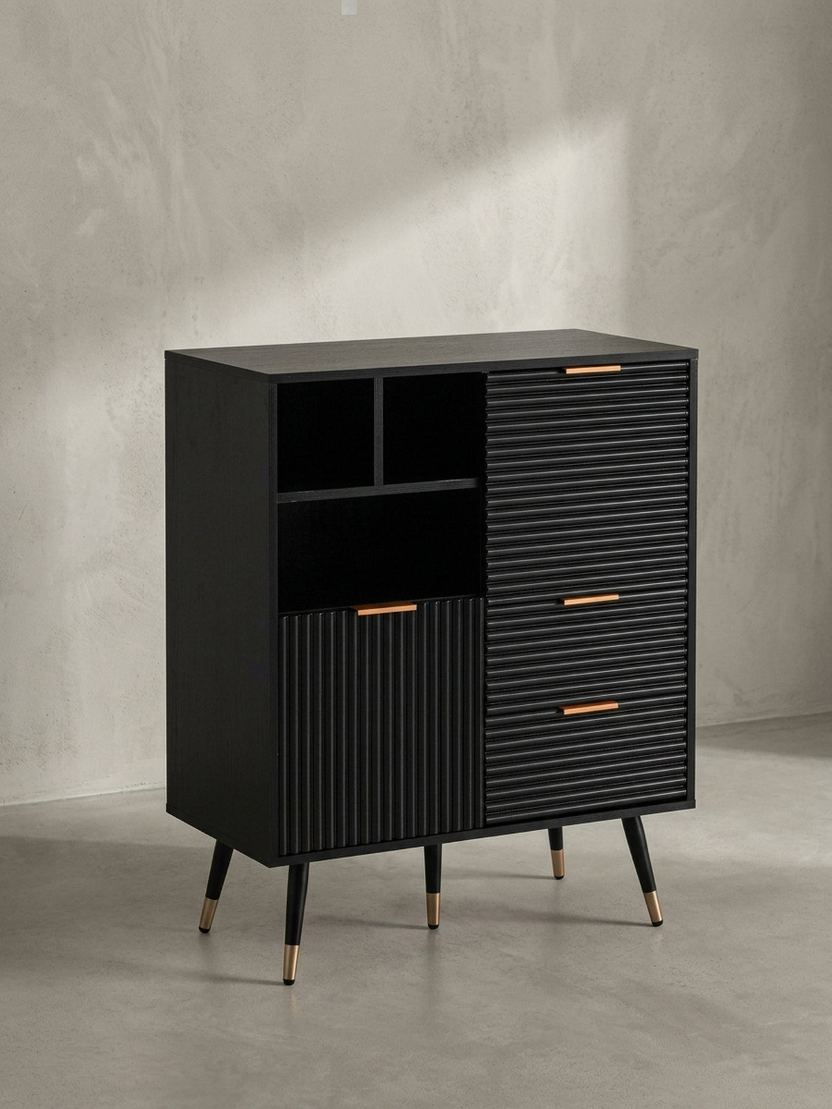 Kommoden & Sideboards mit schwarzem Metall – Industrial
