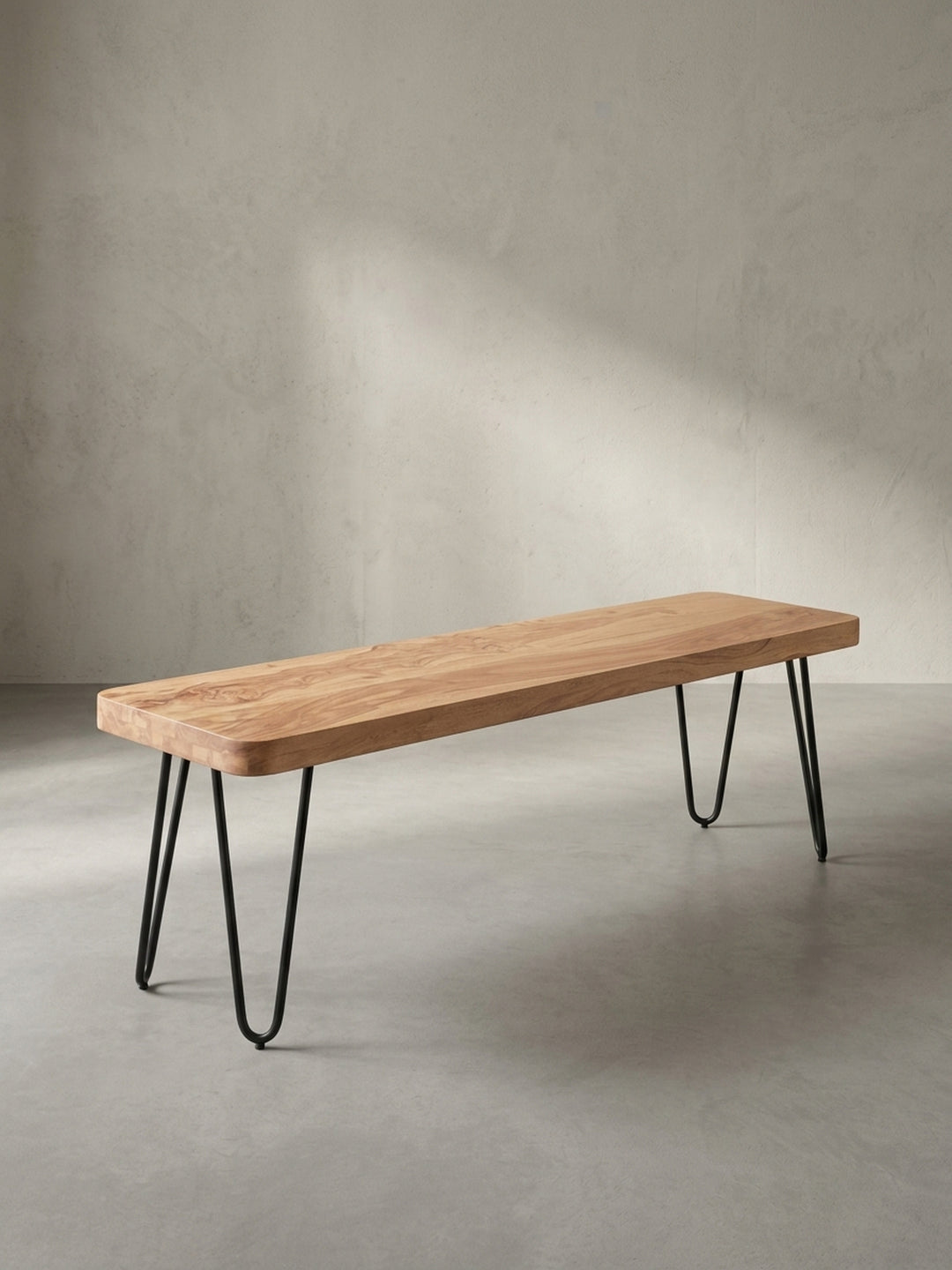 Esszimmerbänke 160x40x45 cm Akazie Massivholz natur Möbel Design Wohnzimmer Esszimmer Schlafzimmer modern hochwertig elegant Wohnen Einrichtung Interior Zuhause stilvoll Premium robust_