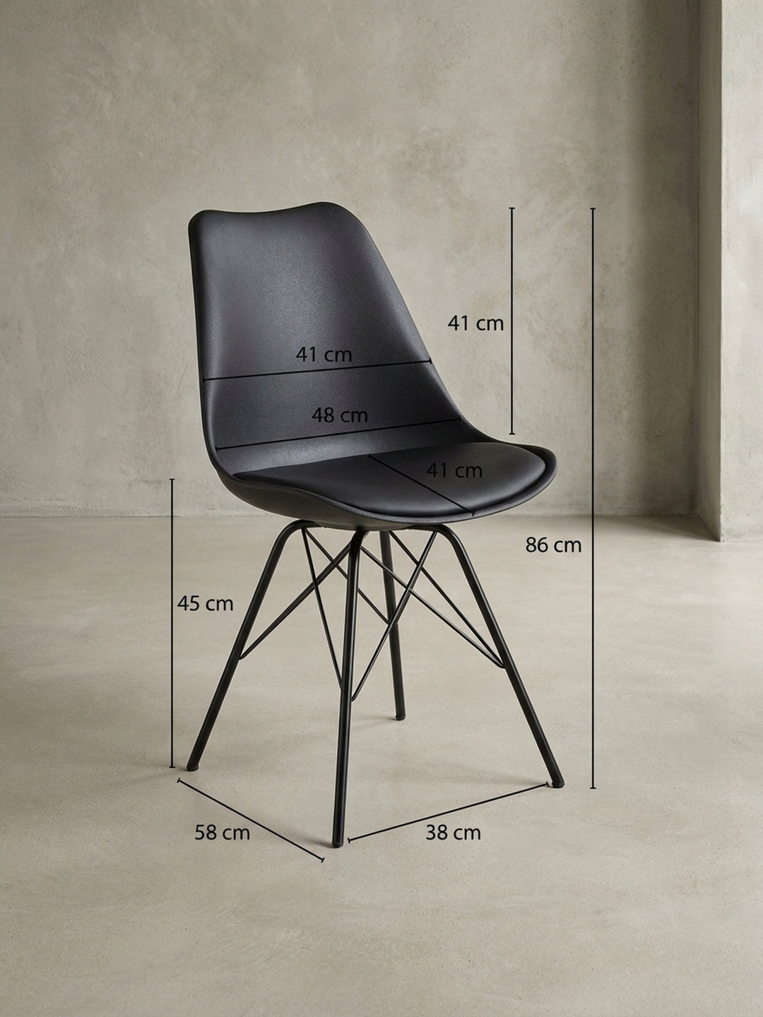 Esszimmerstühle Kunstleder Design Möbel_