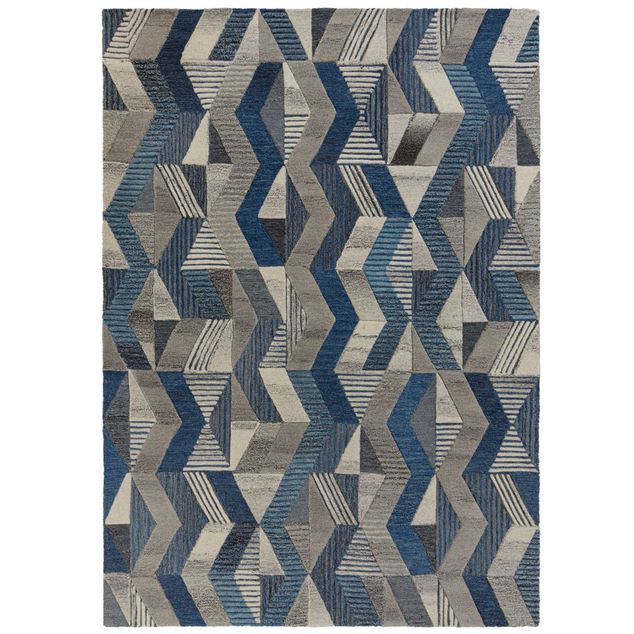 Stilvoller ESK LUKE Teppich in Kühlen Tönen für Moderne Einrichtungen von Kadima Design_Blau-Grau_#sku_BARK503119368571-BARK503119368572-BARK503119368573#