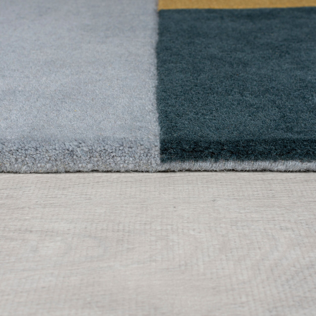 Stilvoller und Handgetufteter DEBEN KYLE Teppich in Multi-Kontrast von Kadima Design_Multi-Kontrast_#sku_BARK503119373472-BARK503119373473-BARK503119373474#