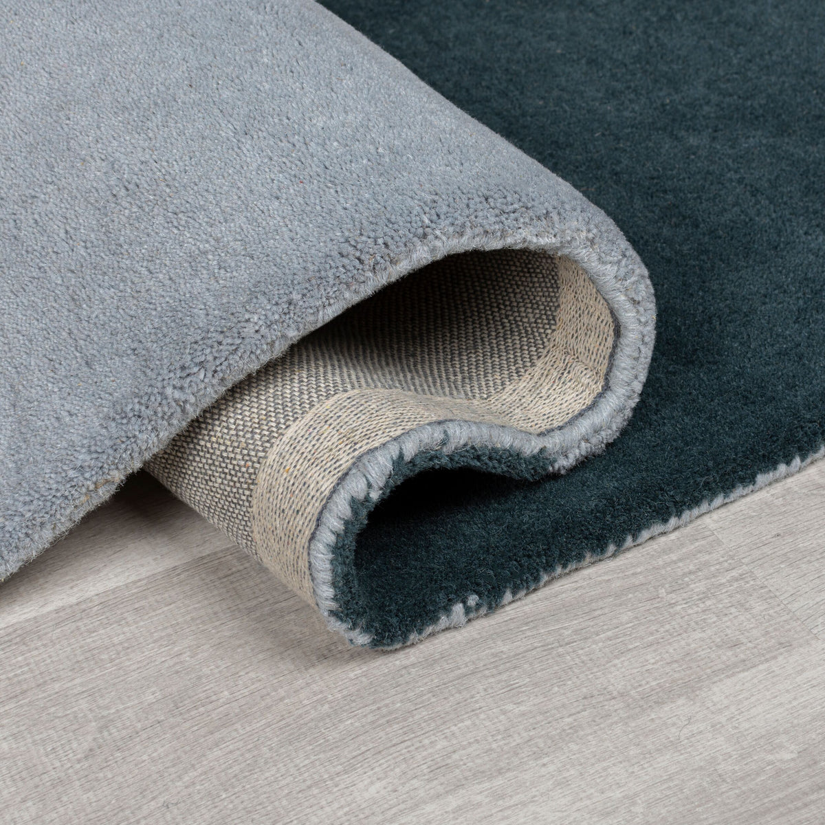 Wollteppich Geometrisch-Design - handgetuftet - kontraststark DEBEN KYLE Rechteckig