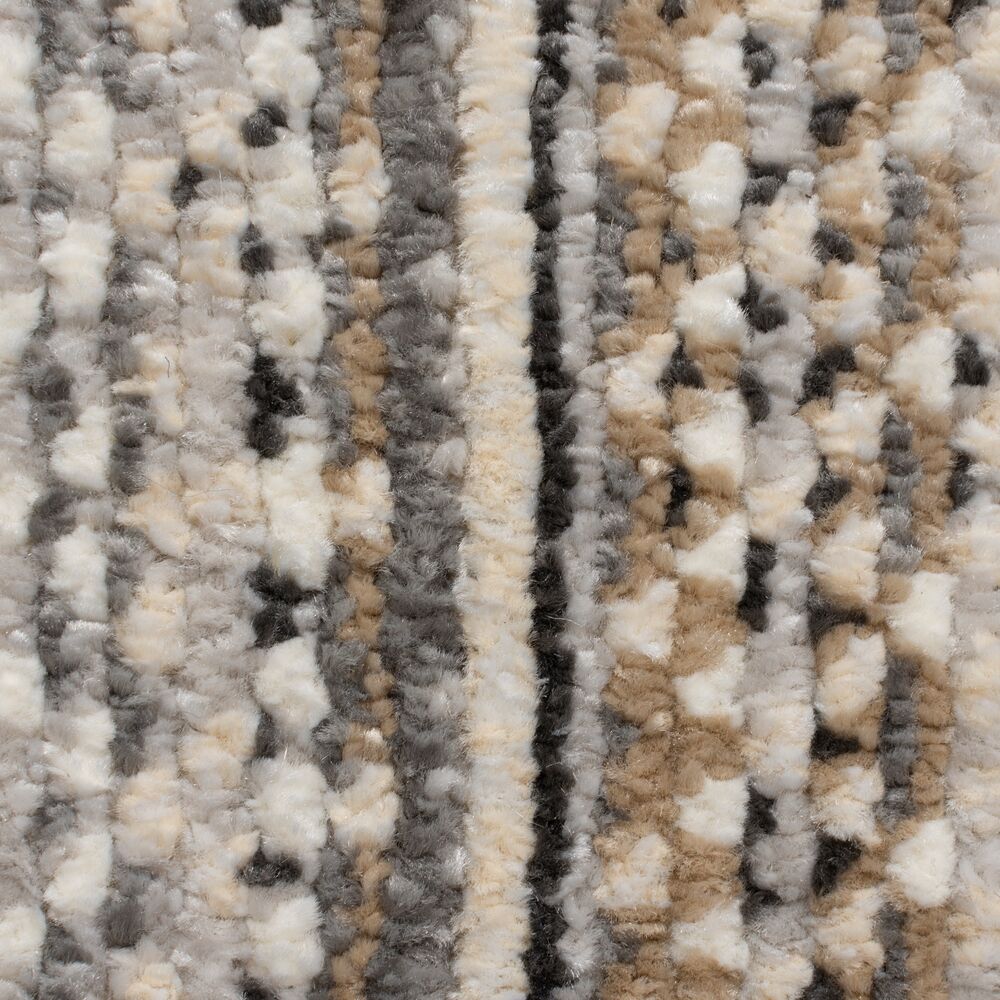 Geometrischer Wohnzimmer-Teppich in Naturfarben_Naturfarben_Rund_