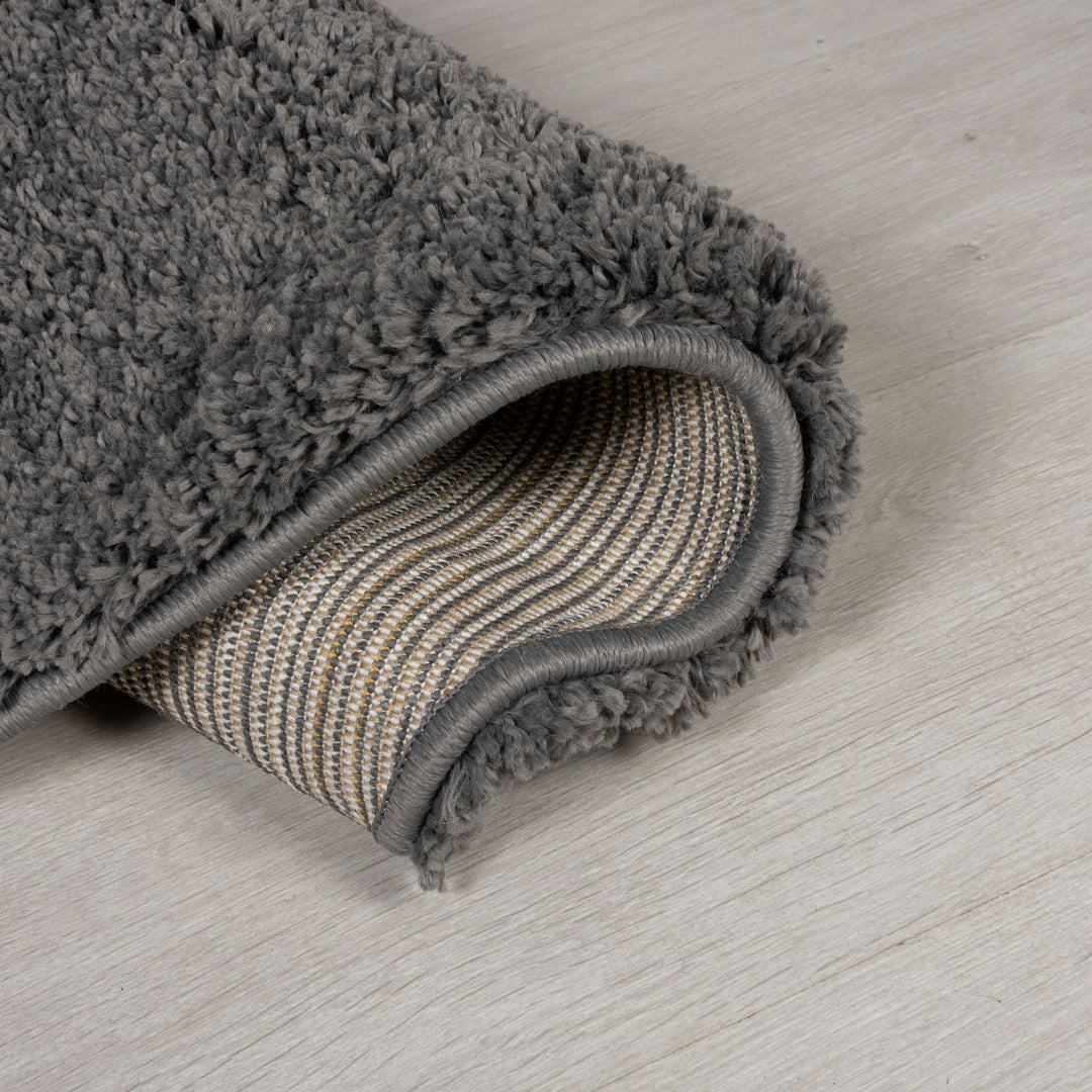 Strapazierfähiger und Kuscheliger Hochflor-Teppich LYNE von Kadima Design_Anthrazit_#sku_BARK503119375050#