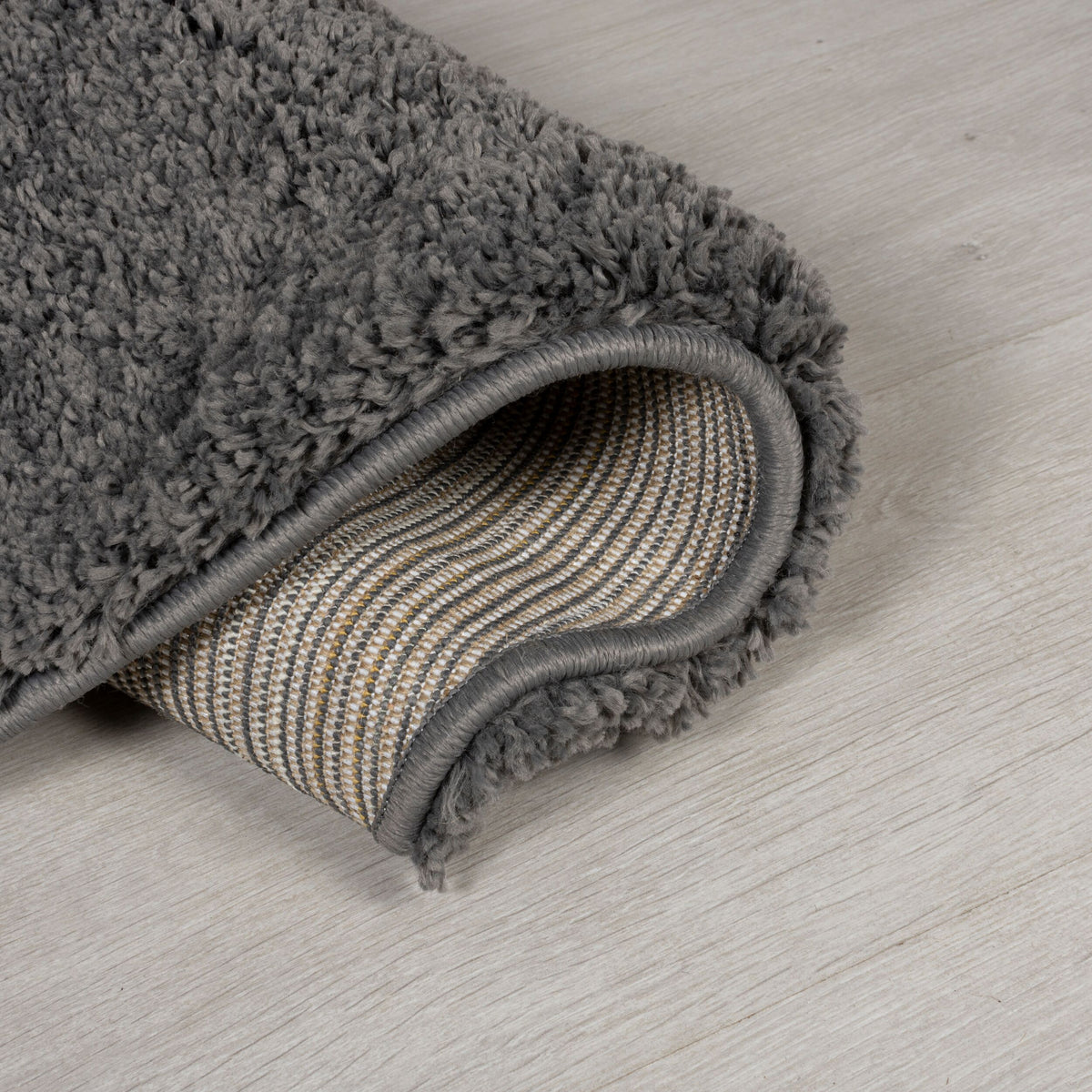 Teppich Hochflor Shaggy-Design - teddyweich LYNE_Rund_