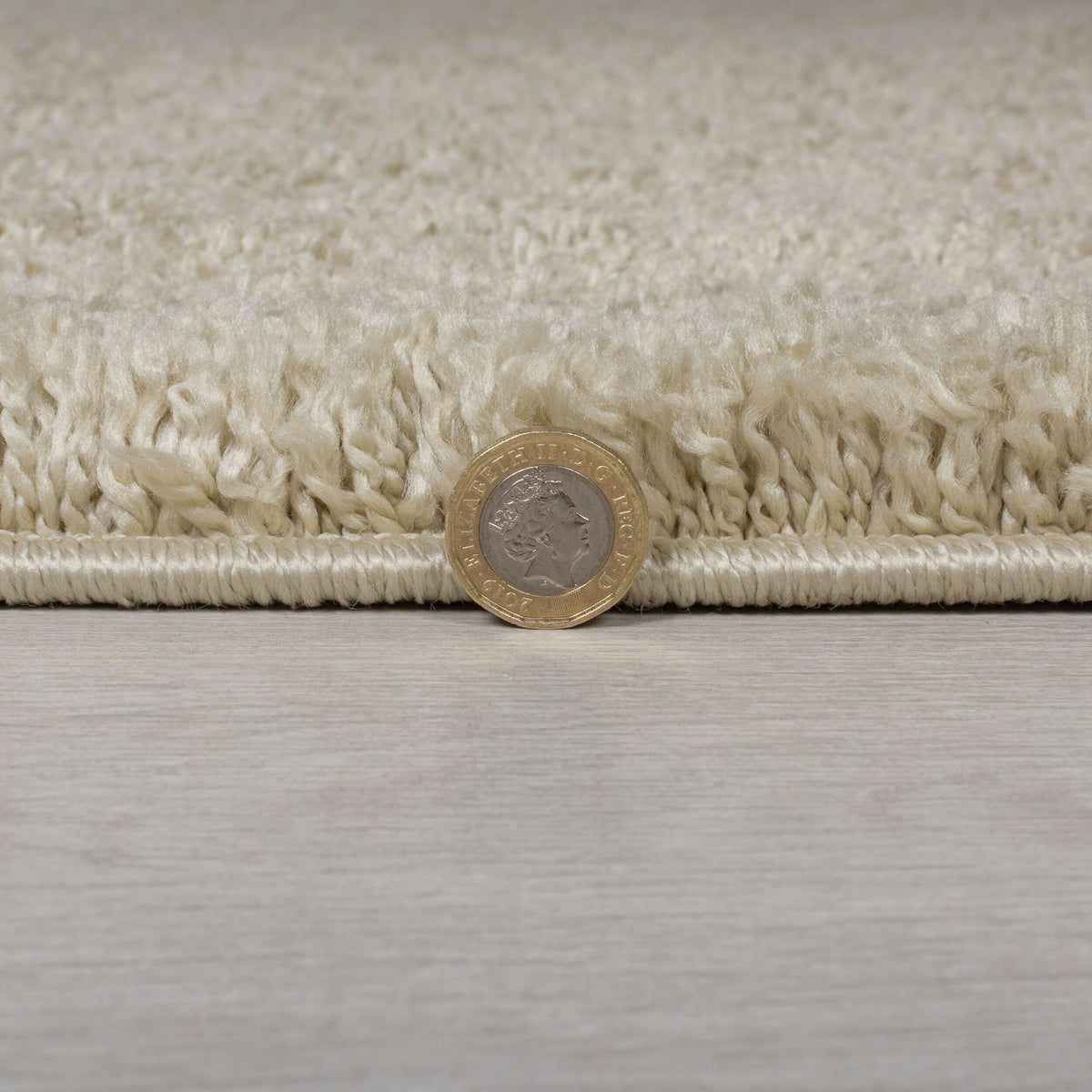 Teppich Hochflor Shaggy-Design - teddyweich LYNE - Beige 140x200 cm_Rechteckig_