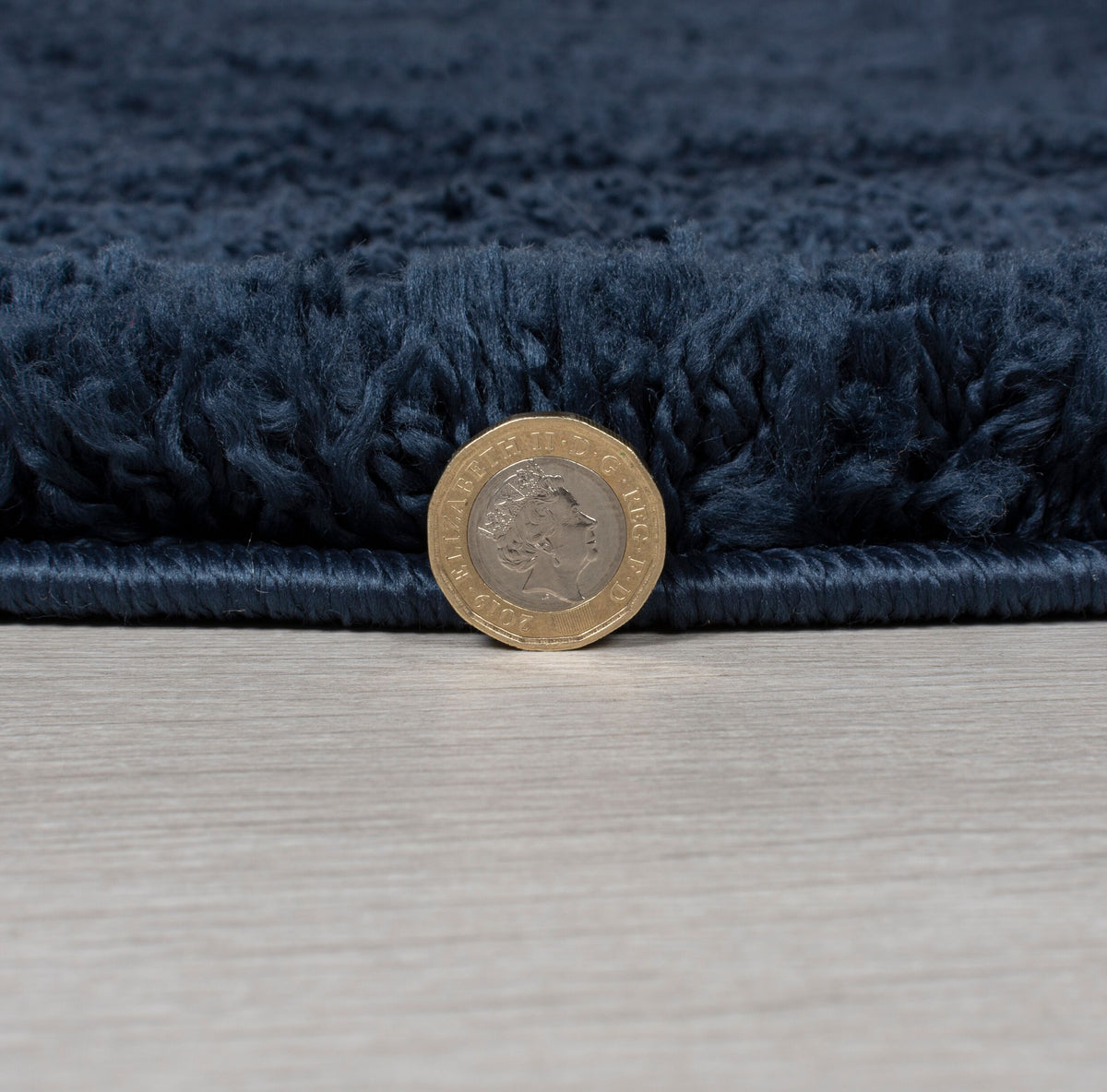 Teppich Hochflor Shaggy-Design - teddyweich LYNE - Blau 160x230 cm_Rechteckig_