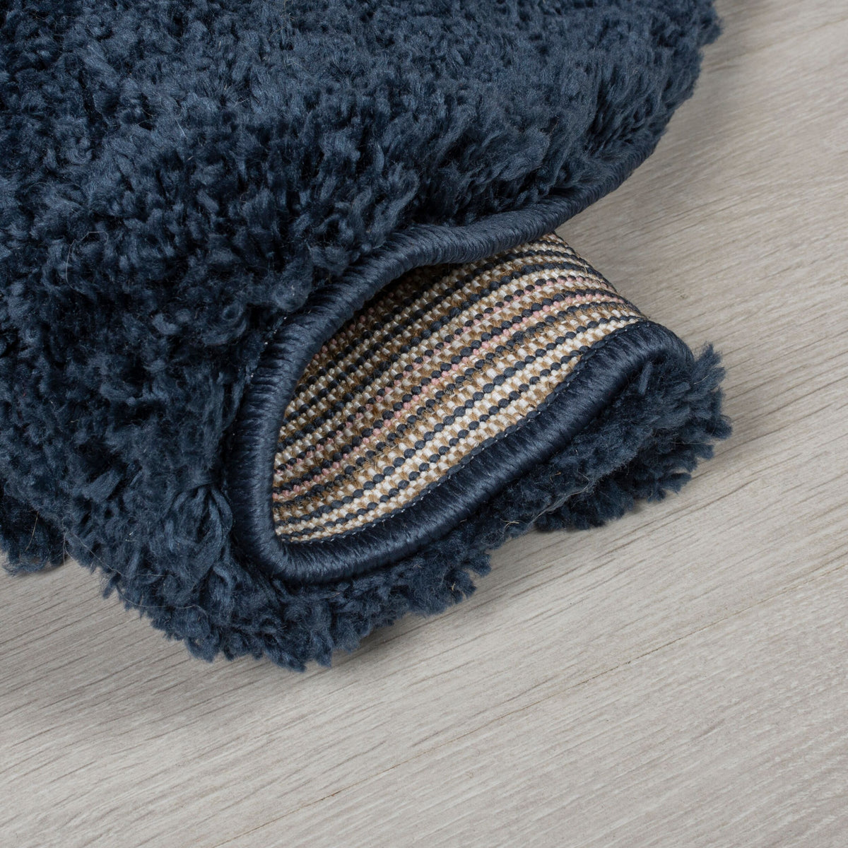 Teppich Hochflor Shaggy-Design - teddyweich LYNE_Rund_