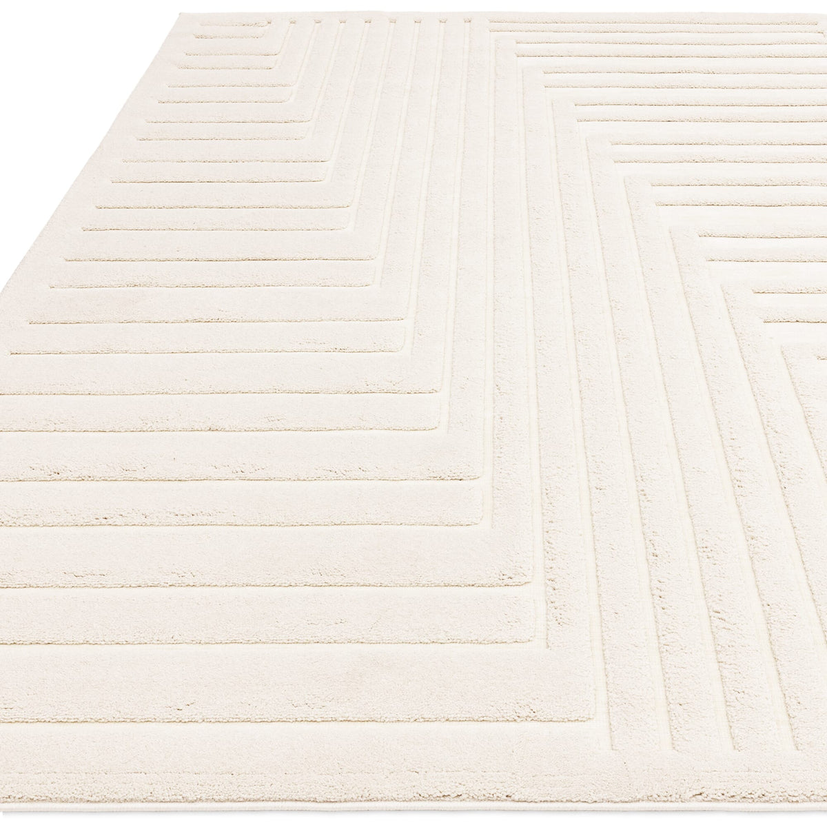 Designerteppich - 2-04qm Fläche - 3D-Struktureffekt - weiche Oberfläche - ideal für gemütliche Leseecken - Kadima Design