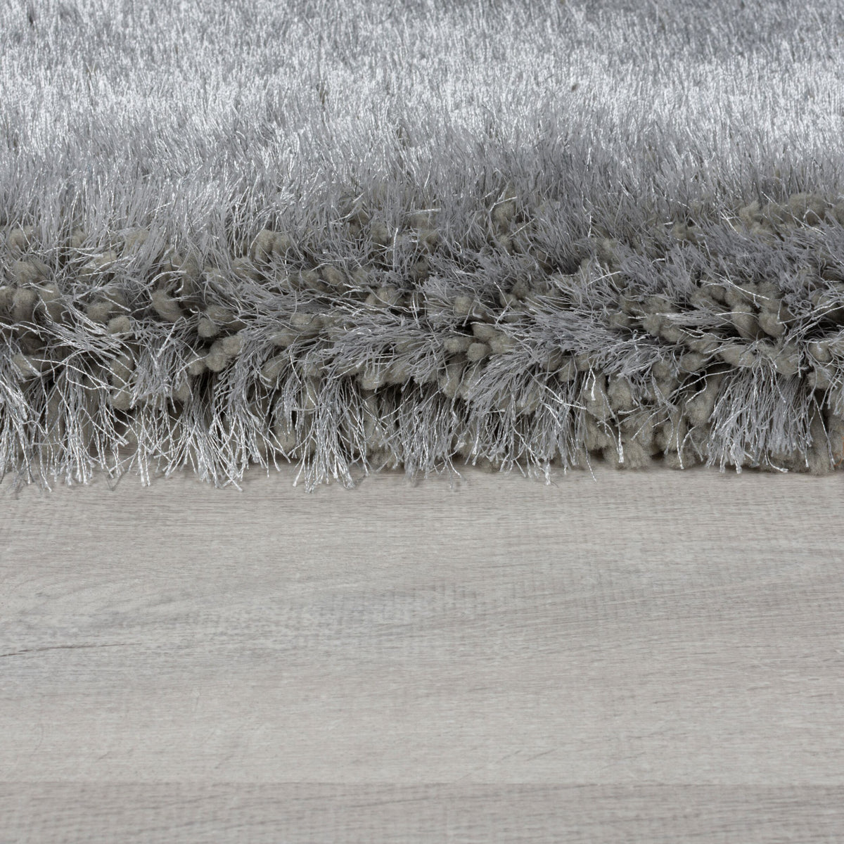 Teppich Hochflor Modern-Design - superweich ORWELL - Grau 120x170 cm_Rechteckig_