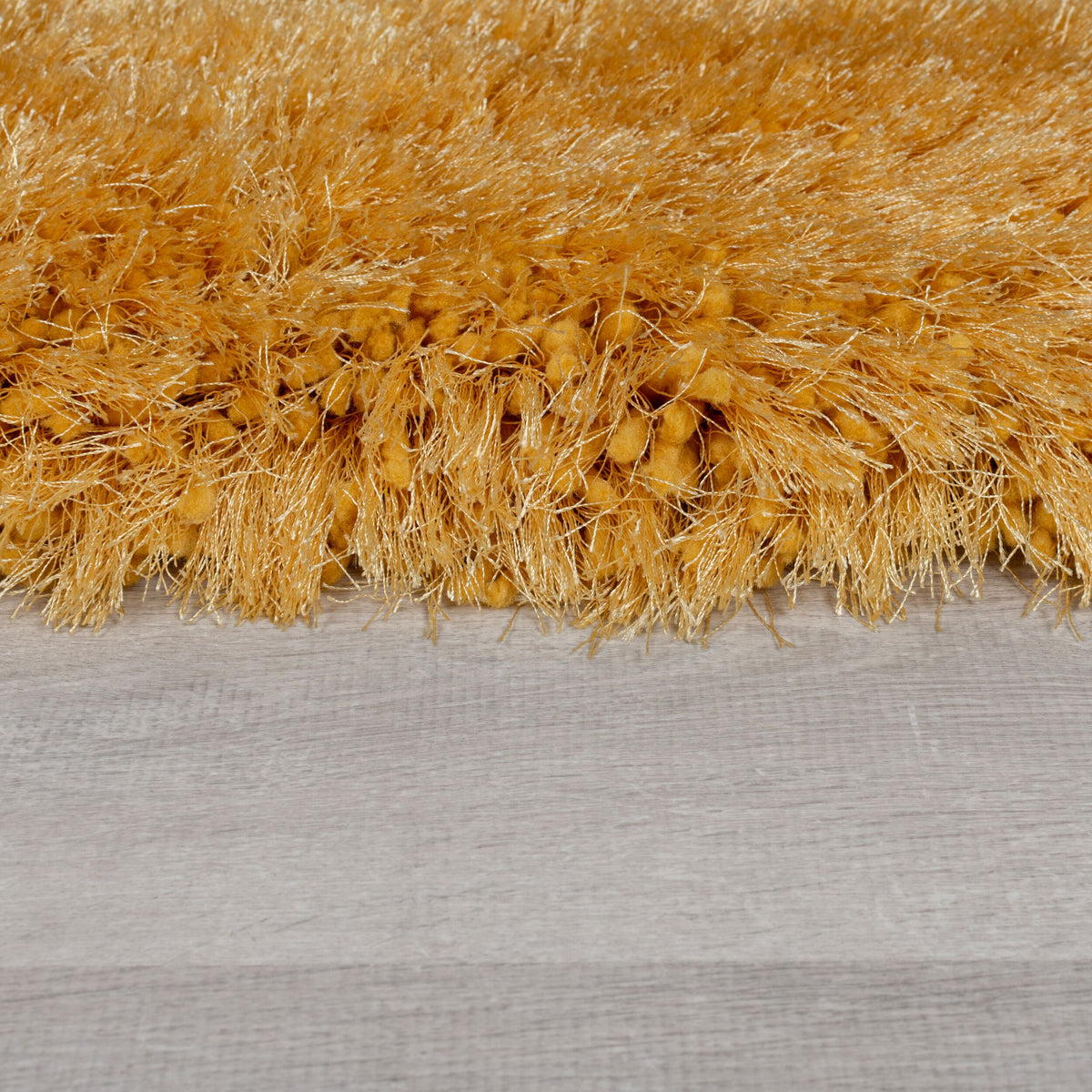 Teppich Hochflor Modern-Design - superweich ORWELL - Senfgelb 120x170 cm_Rechteckig_