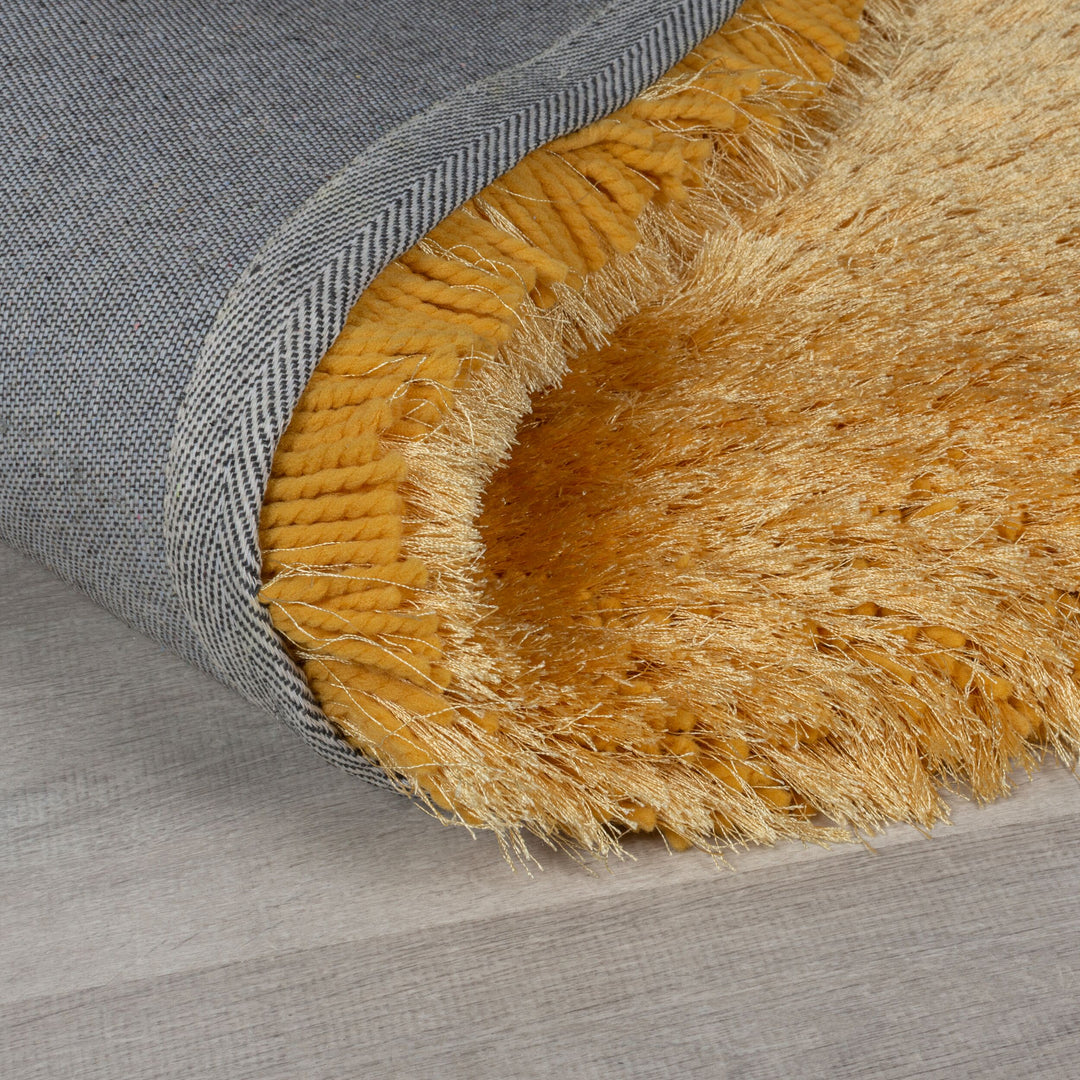 Superweicher Hochflor-Teppich - ORWELL Kollektion von Kadima Design_Senfgelb_