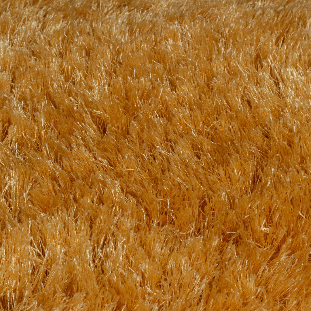 Superweicher Hochflor-Teppich in modernem Design_Senfgelb_Rechteckig_
