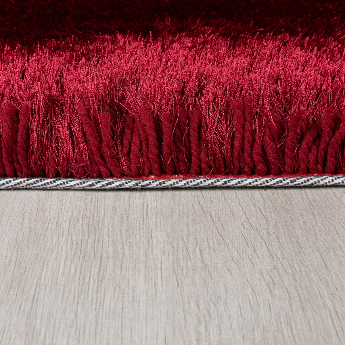 Teppich Hochflor Modern-Design - superweich ORWELL - Rot 120x170 cm_Rechteckig_