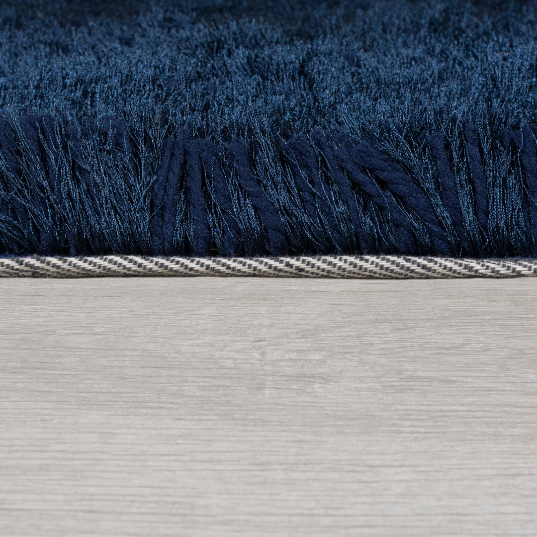 Teppich Hochflor Modern-Design - superweich ORWELL - Blau 120x170 cm_Rechteckig_