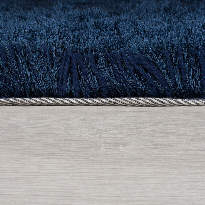 Teppich Hochflor Modern-Design - superweich ORWELL - Blau 120x170 cm_Rechteckig_