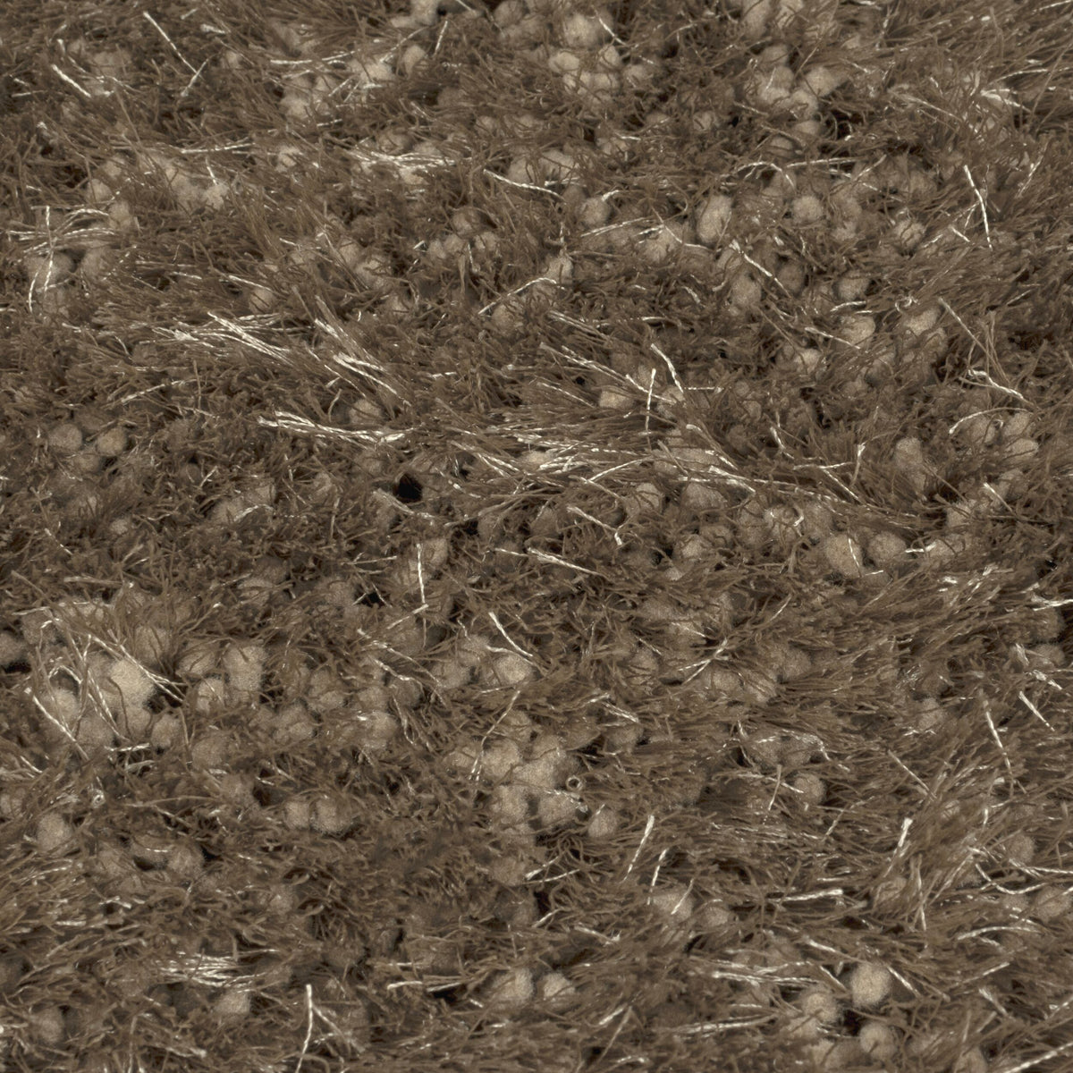 Superweicher Hochflor-Teppich in modernem Design_Braun_Rechteckig_