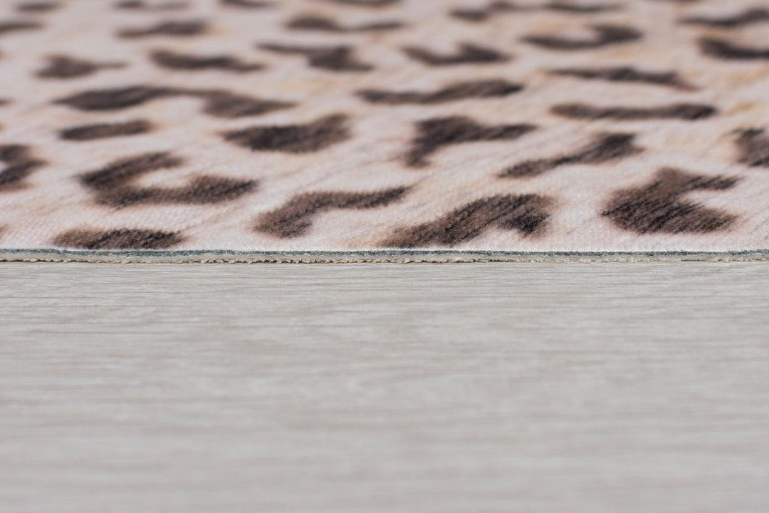 TEES Tiermotiv-Teppich in Modernem Design_ 100% Polyester - Kadima Design_Braun-Beige_#sku_BARK503119368001#