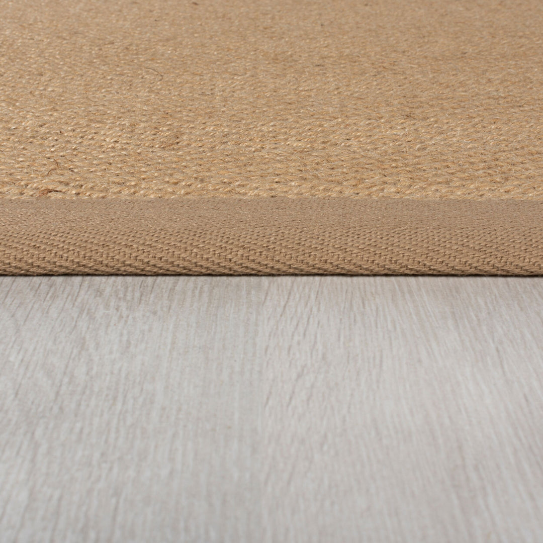 Teppich Jute mit Bordüre - Geometrisch-Design TRENT KIRA_Rechteckig_