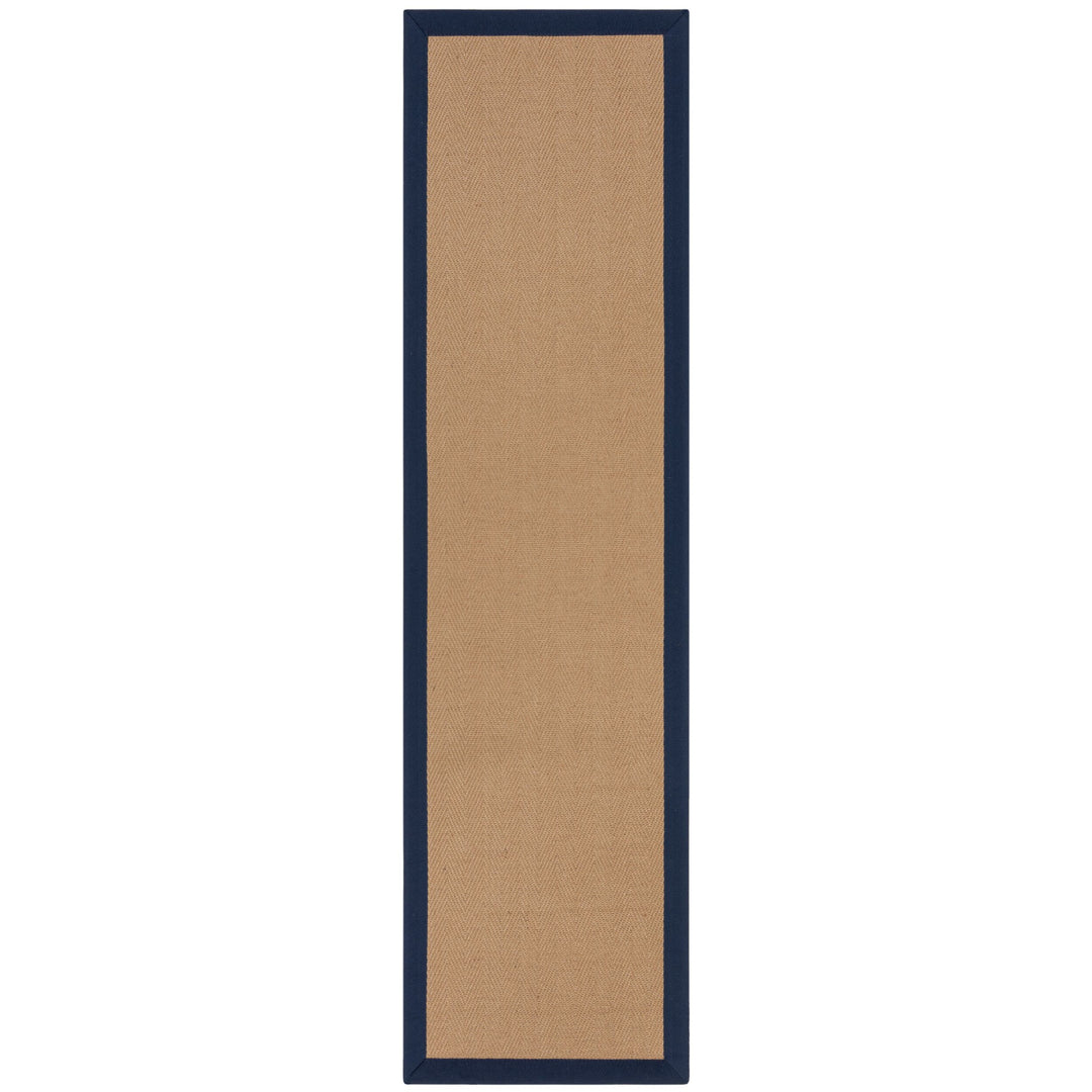 Jute-Teppich mit Fischgrätenmuster und Bordüre TRENT KIRA_Läufer_