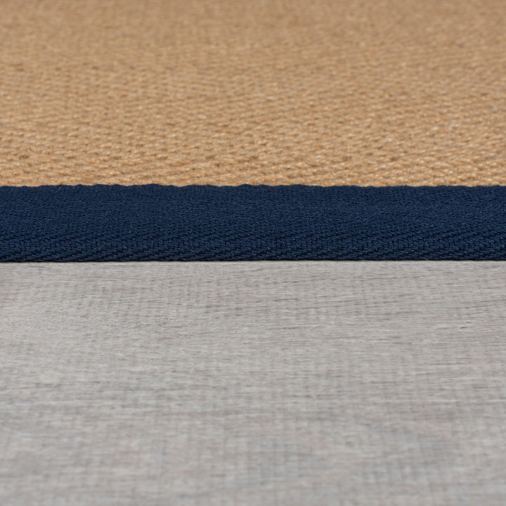 Teppich Jute mit Bordüre - Geometrisch-Design TRENT KIRA_Läufer_