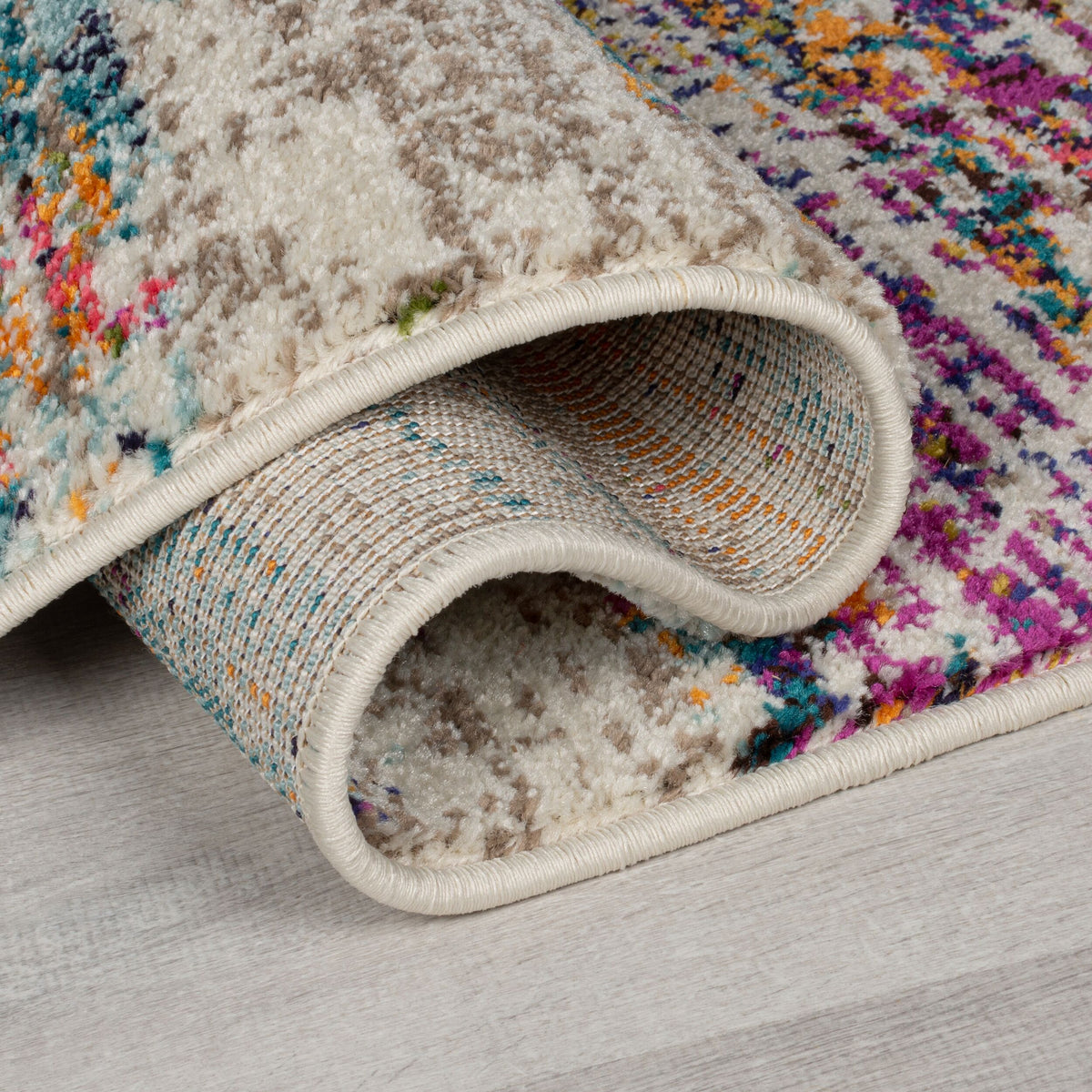 Teppich Kurzflor Abstrakt Modern - Wohnzimmer Läufer