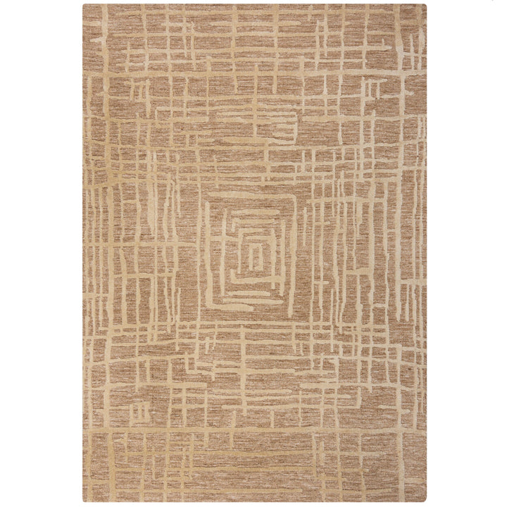 Teppich Kurzflor Labyrinth Muster - Geometrisch - Wohnzimmer_Rechteckig_
