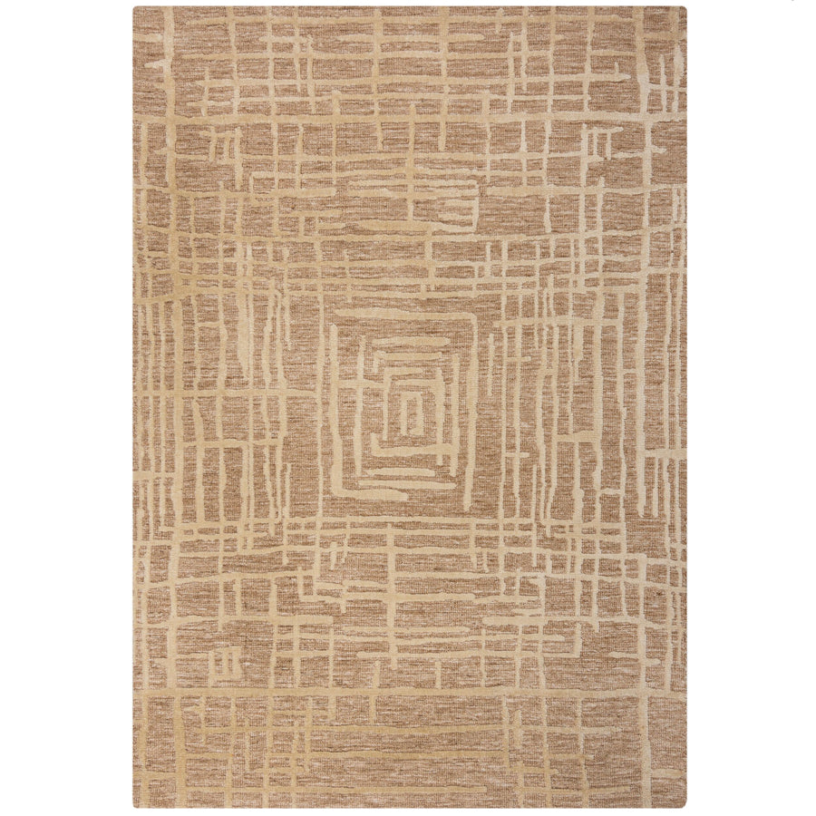 Teppich Kurzflor Labyrinth Muster - Geometrisch - Wohnzimmer_Rechteckig_