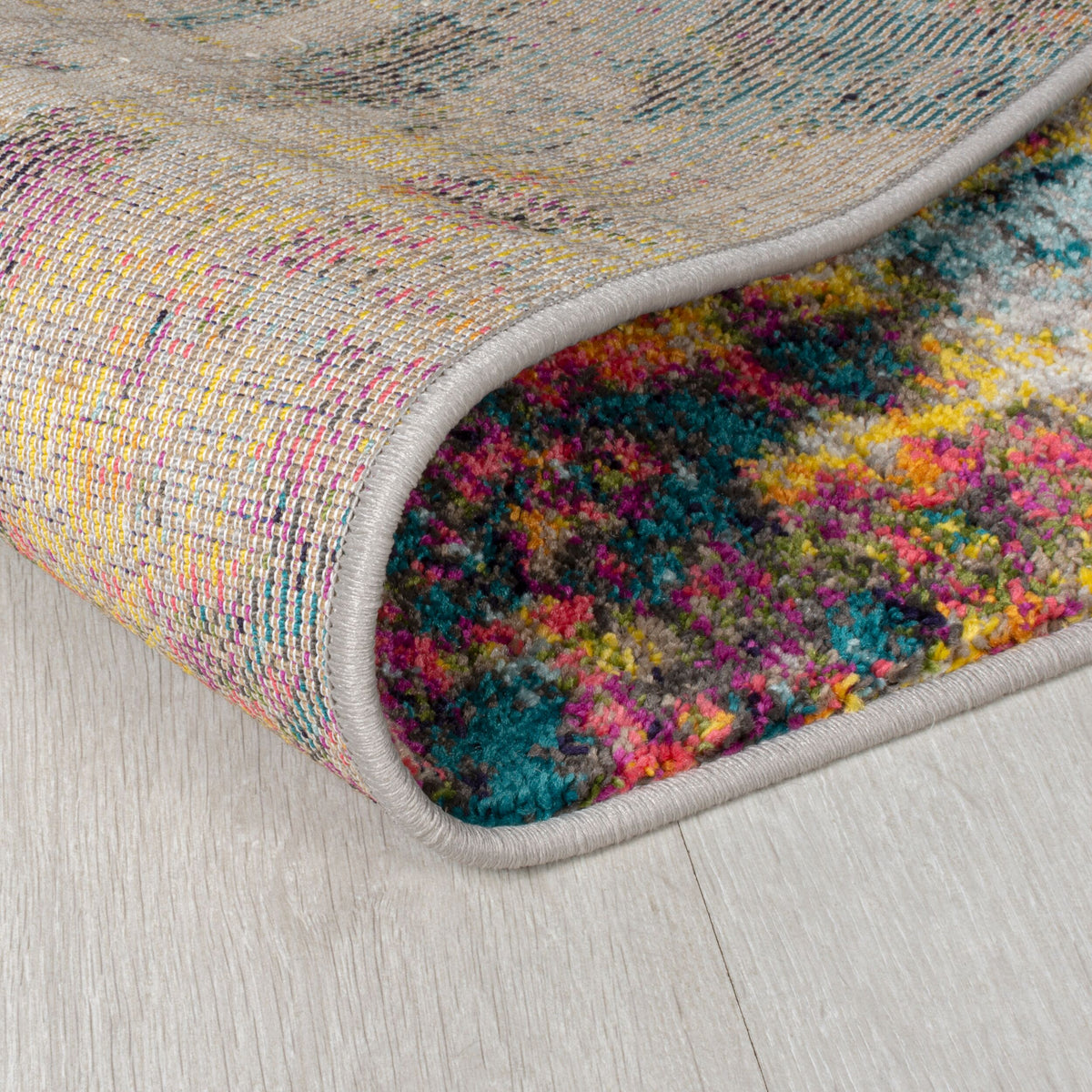 Teppich Kurzflor Abstrakt - Wohnzimmer_Läufer_