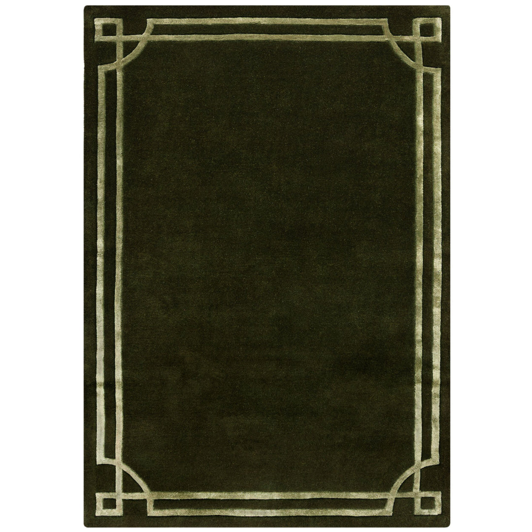 Teppich Kurzflor im Art-Déco-Stil - Klassische Bordüre - Wohnzimmer_Rechteckig_