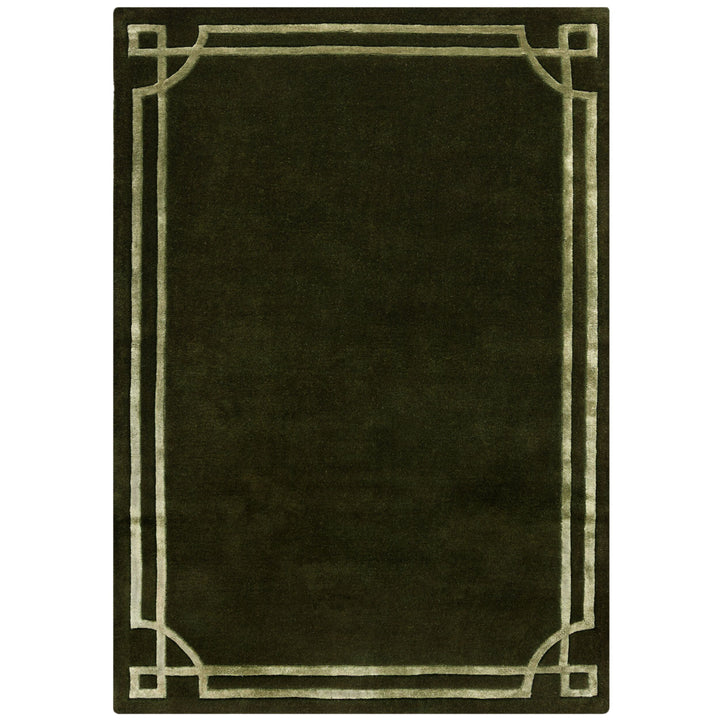 Teppich Kurzflor im Art-Déco-Stil - Klassische Bordüre - Wohnzimmer_Rechteckig_