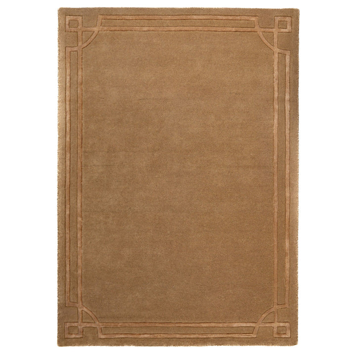 Teppich Kurzflor im Art-Déco-Stil - Klassische Bordüre - Wohnzimmer_Rechteckig_